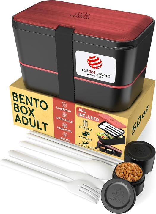 Actual product image Umami Bento Box Nestable L Rosewood Black