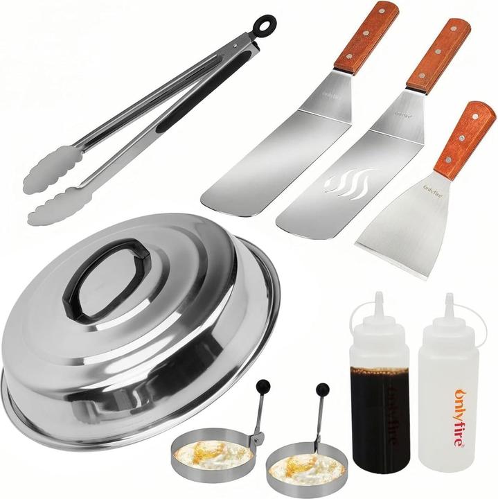 Image du produit Only Fire FPA-5117 BBQ Set de spatules pour barbecue
