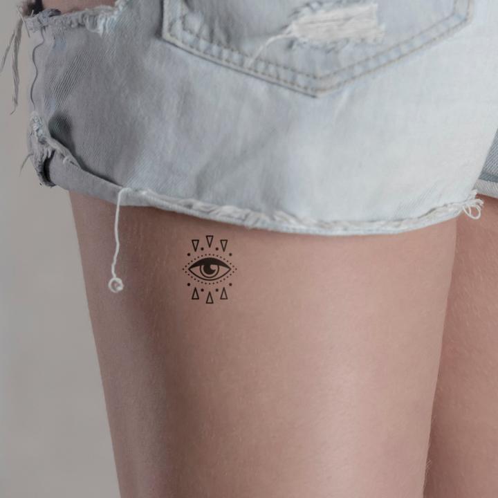 Image du produit minink Tatouage temporaire - Oeil abstrait