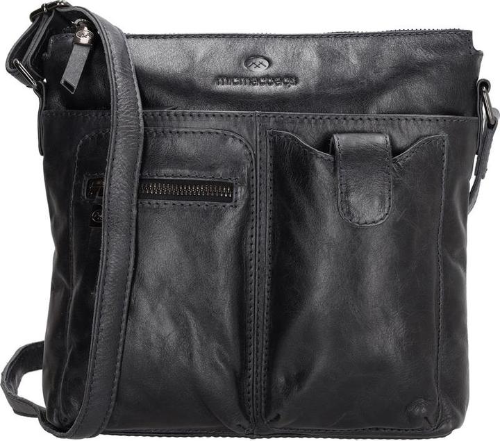 Produktbild Micmacbags Hide & Stitches Porto Umhängetasche - Donker Navy - 100% Leder