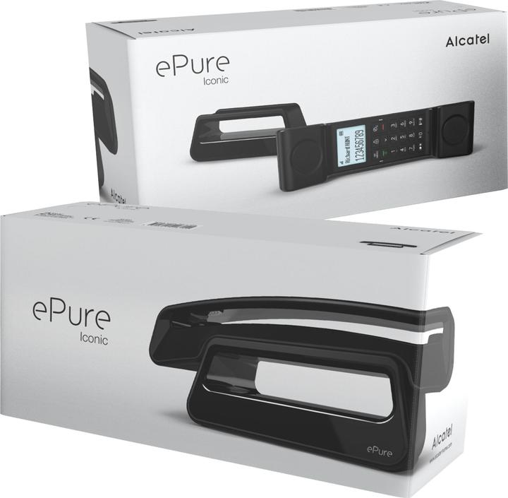 Image du produit Alcatel Epure Iconic noir - Téléphone sans fil DECT facile à utiliser, avec fonction mains libres.