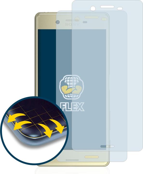 Produktbild BROTECT Full-Cover Displayschutz (2 Stück, Sony Xperia X)