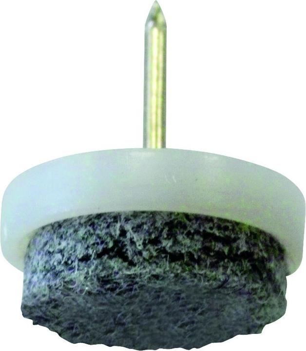 Actual product image HSI SB felt glides 25mm white Content: 4 pieces (Felt gliders, 4 Piece)