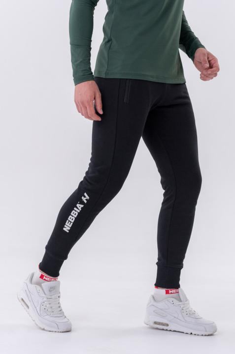 Produktbild Nebbia Slim sweatpants with zip pockets "Re-gain" 320 black (M)