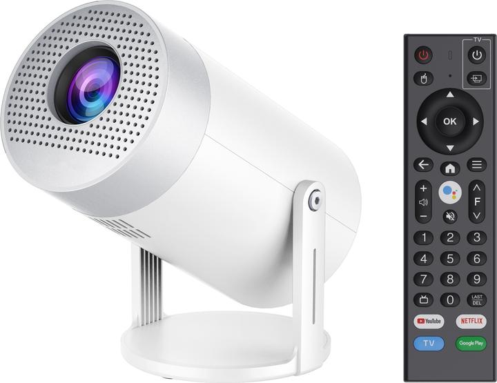 PhoneLook Smart Projecteur HD HG50 Multimédia LED Home Cinema avec Screen Mirroring (Android 12, Wi-Fi 6) (HD, 300 lm)
