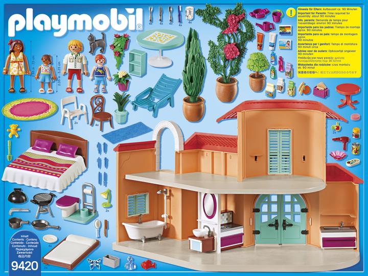 Produktbild Playmobil Sonnige Ferienvilla (9420)