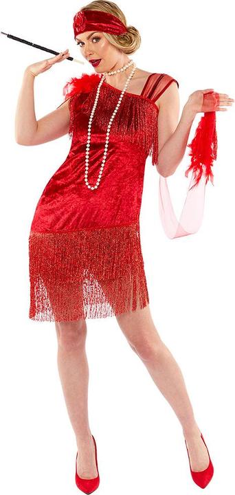 Produktbild Amscan Charleston Diva Josie Damenkostüm (W38/L40)