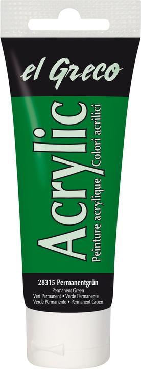 Productafbeelding Kreul el Greco Acryl 75ml (Permanent groen, 75 ml)