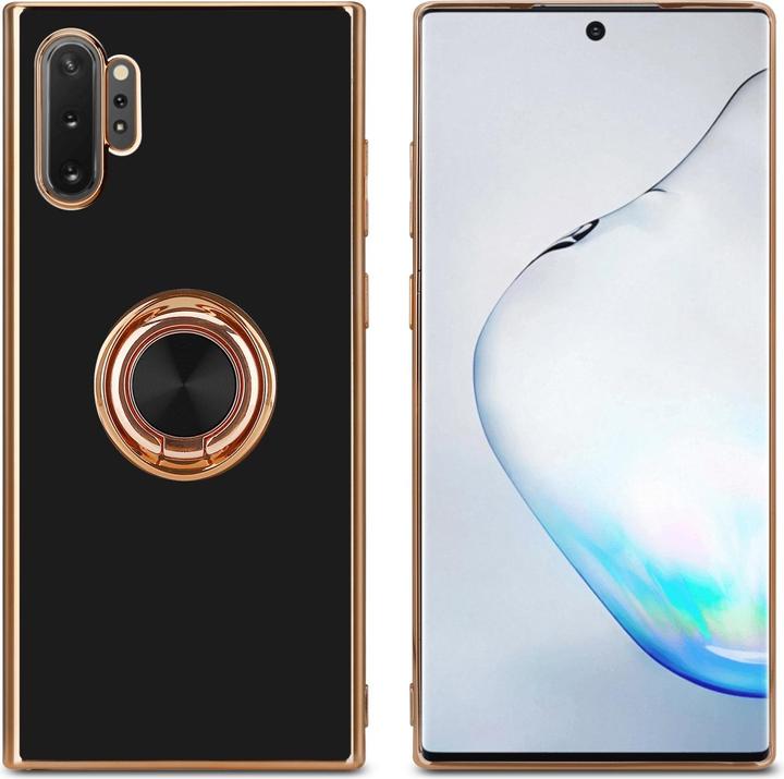 Actual product image Cadorabo Case for Samsung Galaxy NOTE 10 PLUS in TPU with camera protection and ring LM089 Style (Samsung Galaxy Note 10 Plus)