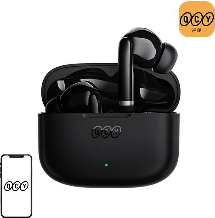 Produktbild QCY Earphones TWS T19 (black) (7.50 h, Kabellos)