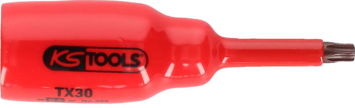 Produktbild KS Tools 1/2" Bit-Stecknuss mit Schutzisolierung für Torx-Schrauben, T50, kurz
