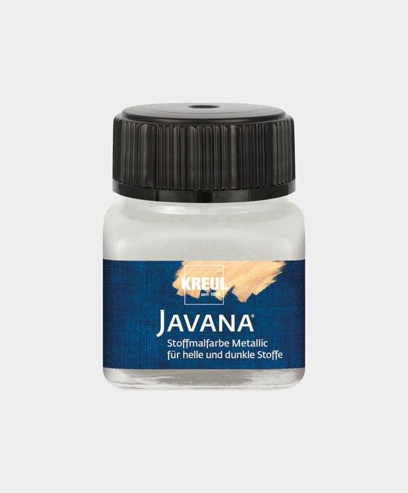 Produktbild Kreul Javana Stoffmalfarbe Metallic, 20 ml (Silber, 20 ml)