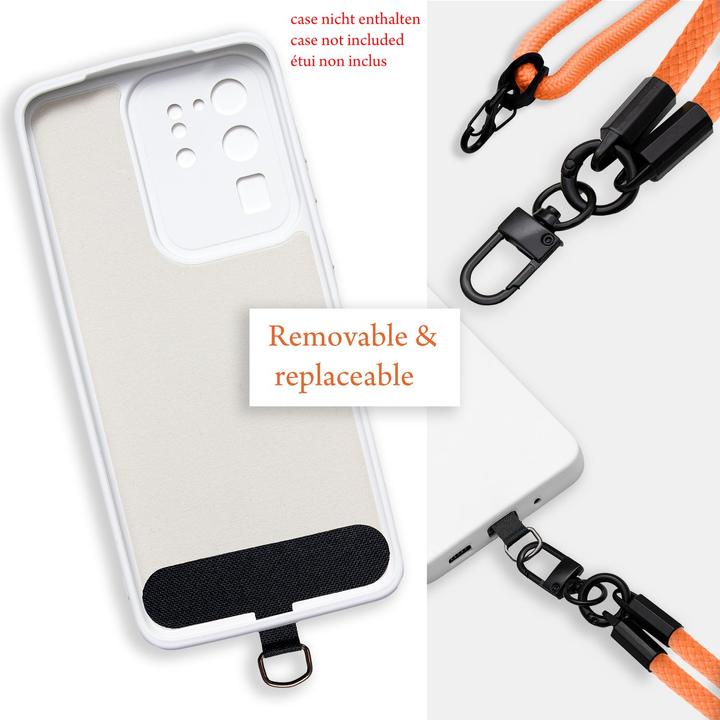 Actual product image Cadorabo Chain case for Xiaomi RedMi 8A necklace cover adjustable