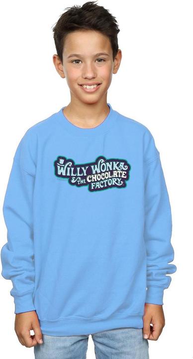 Produktbild Willy Wonka & the Chocolate Factory Chocolate Factory Logo Sweatshirt Jungen (152, 158)