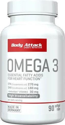 Produktbild Body Attack Omega 3 (90 Stück, Kapseln)