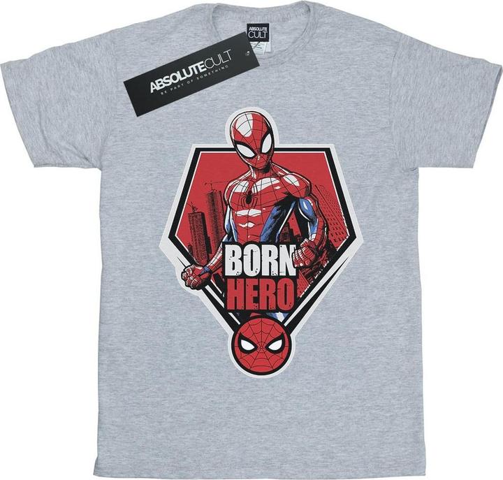 Immagine prodotto Spider-Man Born Hero Maglietta Uomo (L)