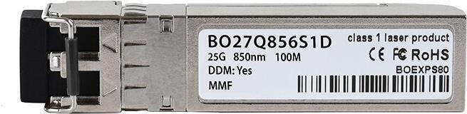 Actual product image BlueOptics Compatible Check Point CPAC-TR-25SR-ADP BO27Q856S1D SFP28 Transceiver, LC-Duplex, 25GBASE-SR, Mult