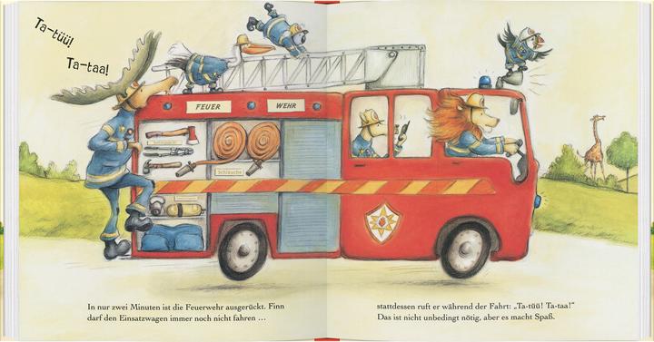 Produktbild Finn, der Feuerwehrelch (Deutsch, Sharon Rentta, 2012)