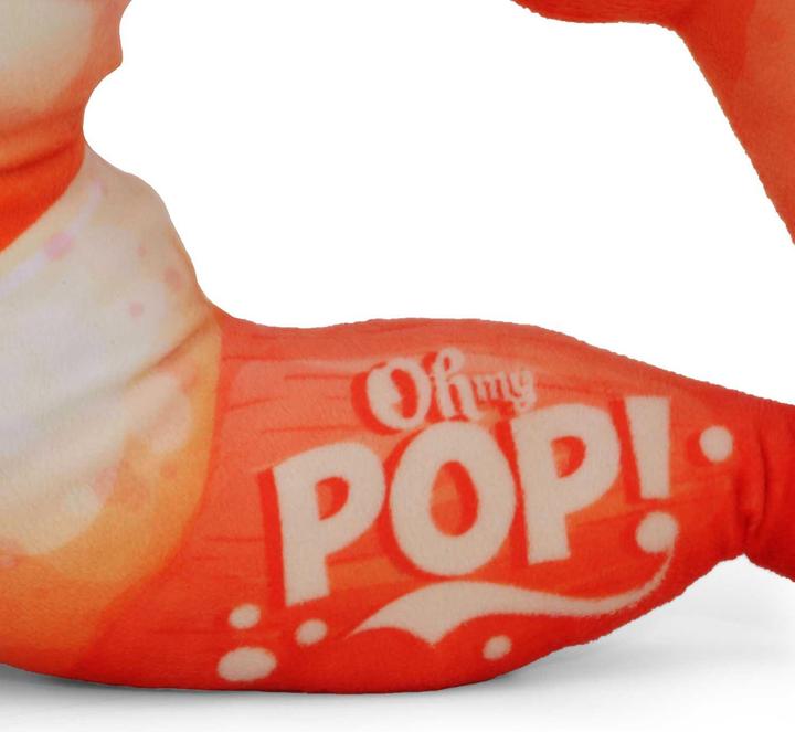 Actual product image Oh My Pop! Neck Travel Pillow and Sleeping Mask Prawn