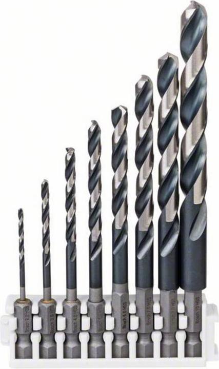 Produktbild Bosch Professional Zubehör PRO Metal HSS-G Impact Spiralbohrer-Set, 8-tlg. (2 mm, 3 mm, 4 mm, 5 mm, 6 mm, 7 mm, 8 mm, 10 mm)