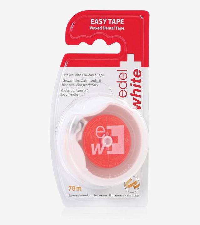 Produktbild Edel + White Easy Tape gewachste Zahnseide (70 m)