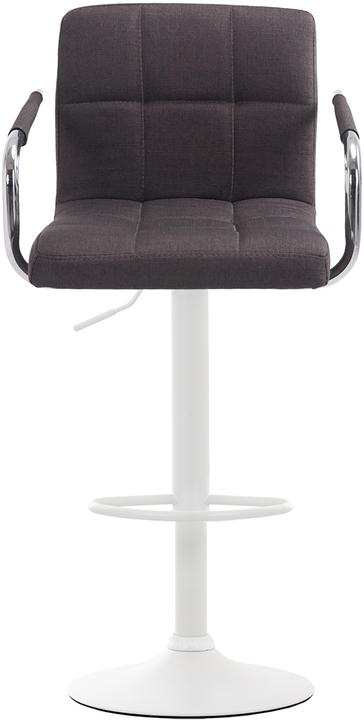 Actual product image CLP Barstool Lucy V2 Fabric white, dark grey