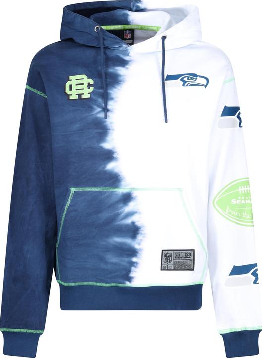 Produktbild Recovered Re:covered Fleece Hoody - INK DYE Seattle Seahawks - XL (XL)