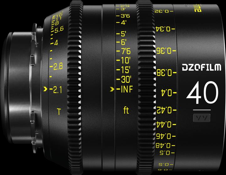 Image du produit Dzofilm Vespid Prime 40 T2.1 pour montage PL/EF (VV/FF) (PL, Canon EF, Plein format)