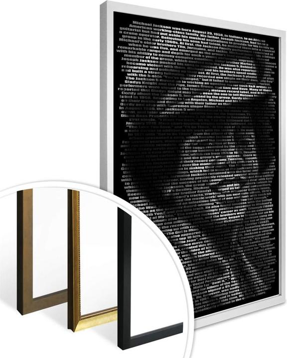 Image du produit Trenddeko Heine - Biographie de Michael Jackson (50 x 60 cm)