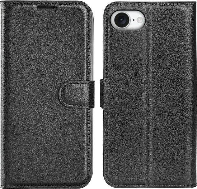 Produktbild MU Classic Litchi Leder Bookcover Series (Apple iPhone 16e)