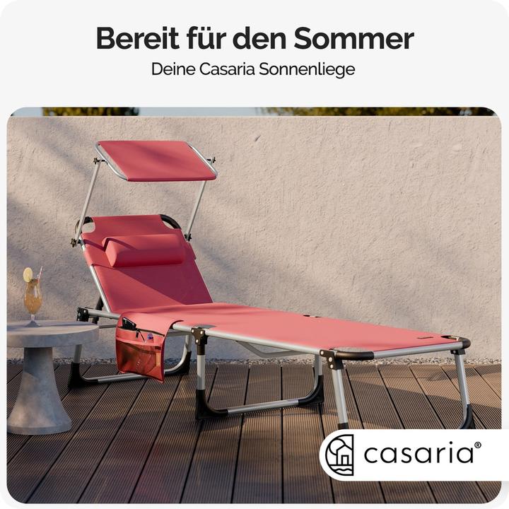 Actual product image Casaria Sun lounger (210 cm)
