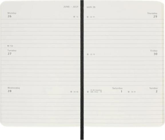 Immagine prodotto Moleskine Calendario settimanale (A6, Tascabile, Inglese)