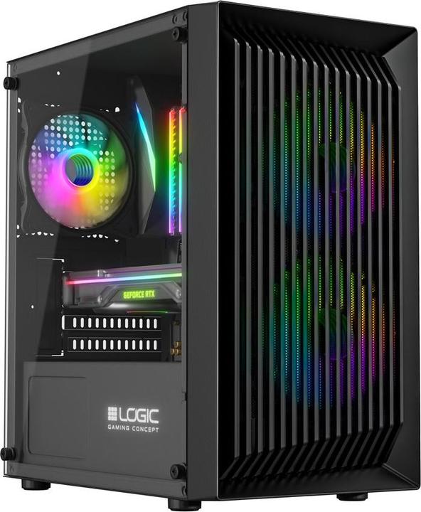 Actual product image Logic Obudowa Atos RGB Mini USB 3.0 Bez Zasilacza (mATX, Mini-ITX)