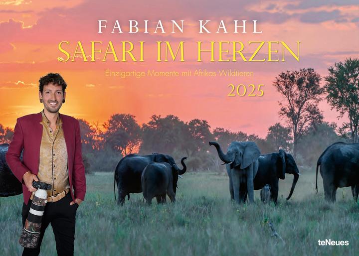 Actual product image Neumann Fabian Kahl: Safari in the heart 2025 70x50 (29.7 x 42 cm, German)