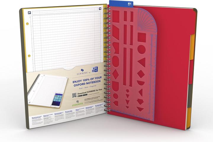 Produktbild Oxford International Managerbook (A4+, Blanko, Harter Einband)