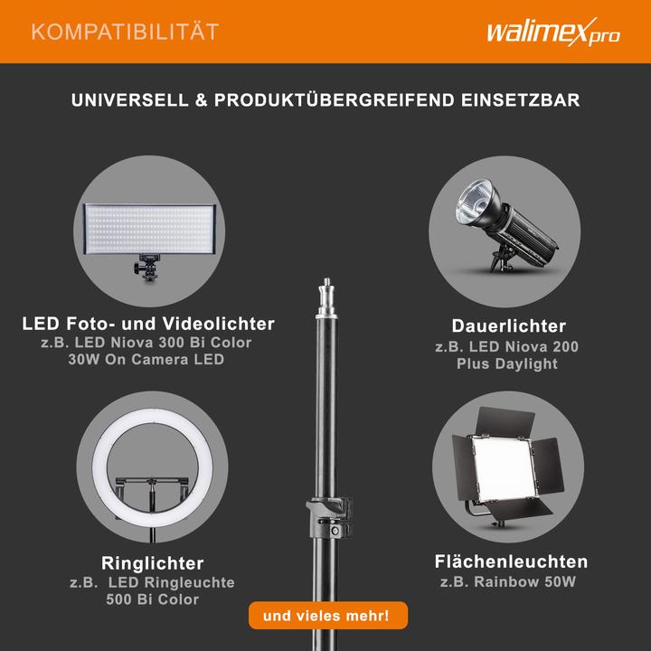 Image du produit Walimex Trépied de lampe 40cm (40 cm, 2.50 kg)
