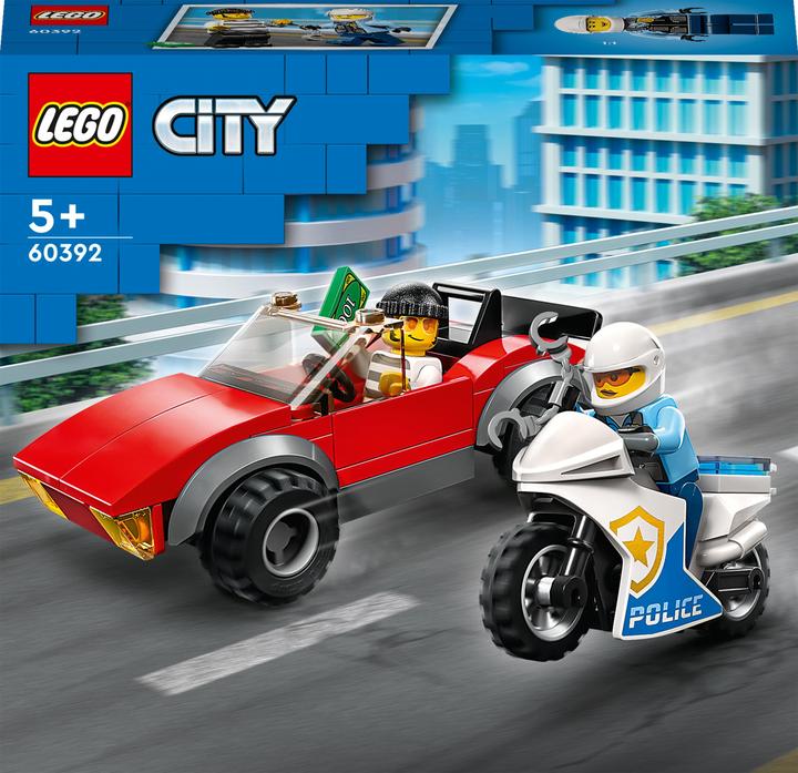 Actual product image LEGO Police motorbike chase (60392, LEGO City)