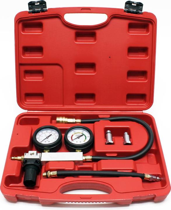 Immagine prodotto Wiltec Set di tester per la pressione di compressione per la diagnosi di perdite nei cilindri dei motori a
