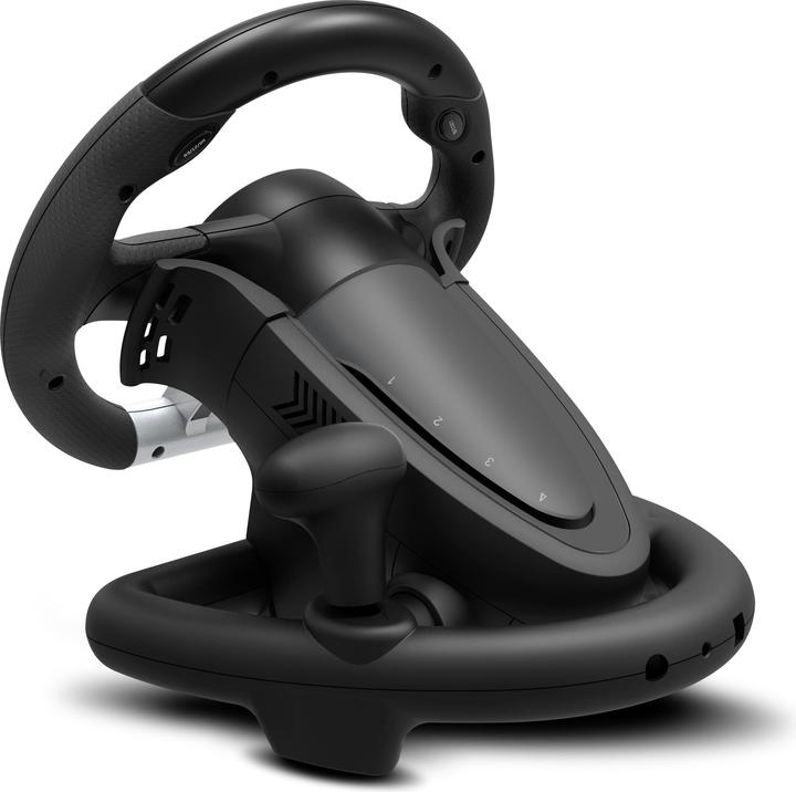 Immagine prodotto Krom Volante K-Wheel nero USB + pedali analogici/digitali PlayStation 4 (Xbox One S, Playstation Classic, PS3, PS4)