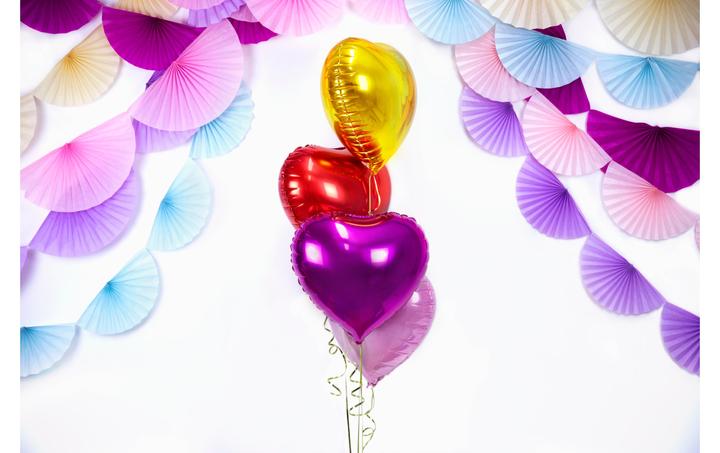 Produktbild Partydeco Rotes Herz Ballon 45cm