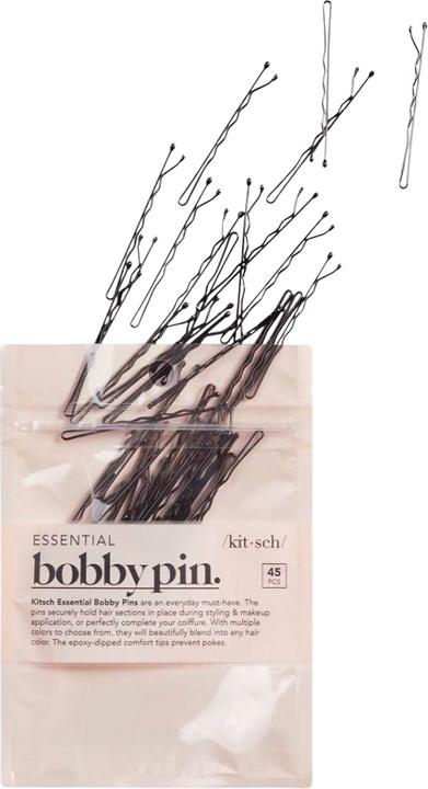 Image du produit Kitsch Bobby Pins Schwarz 45er Set (45 pcs)