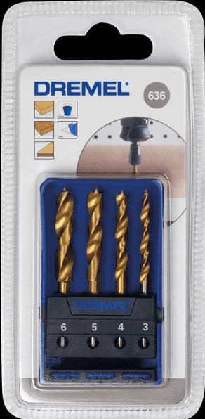 Produktbild Dremel Holzbohrer-Satz Ø 3,0 / 4,0 / 5,0 / 6,0 mm (4 Stück) (3, 4, 5, 6 mm)