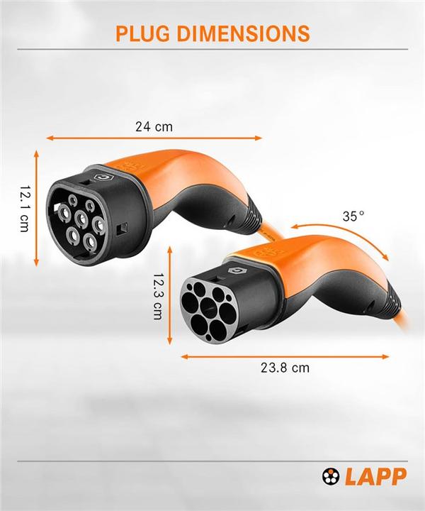 Image du produit Lapp Mobility Helix (Type 2, 22 kW, 32 A, 5 m)