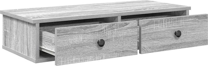 Image du produit VidaXL Étagère murale avec tiroirs Gris Sonoma 80x31x17 cm Bois composite