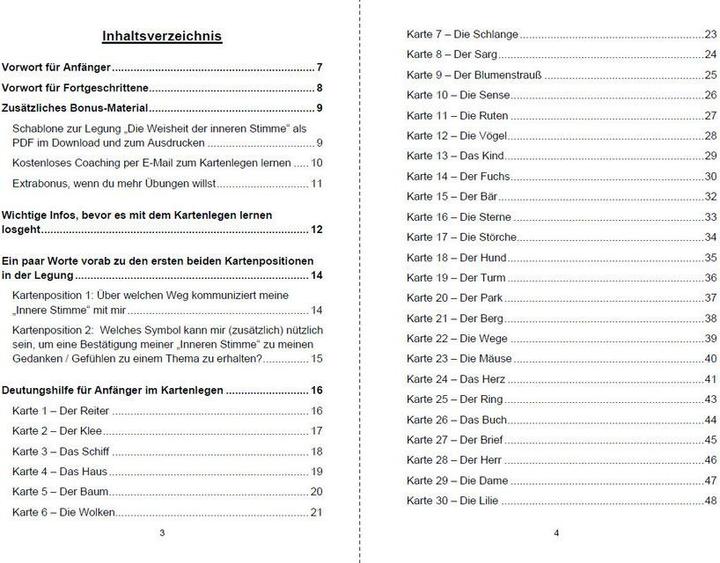 Produktbild Kartenlegen lernen mit 40x LENORMAND POWER Die Weisheit der inneren Stimme (Deutsch, Angelina Schulze, 2020)