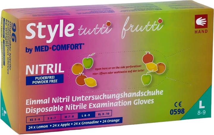 Produktbild Style Tuttifrutti Nitrilhandschuhe Farbmix Small (S)