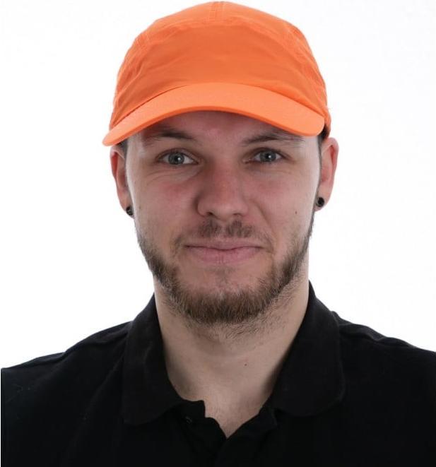 Actual product image IQ-UV ultralight UV cap iQ recycled, orange (1 pc)