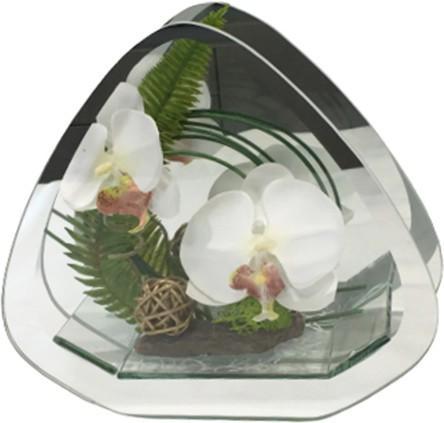 Image du produit Bekos Arrangement d'orchidées dans un verre élégant