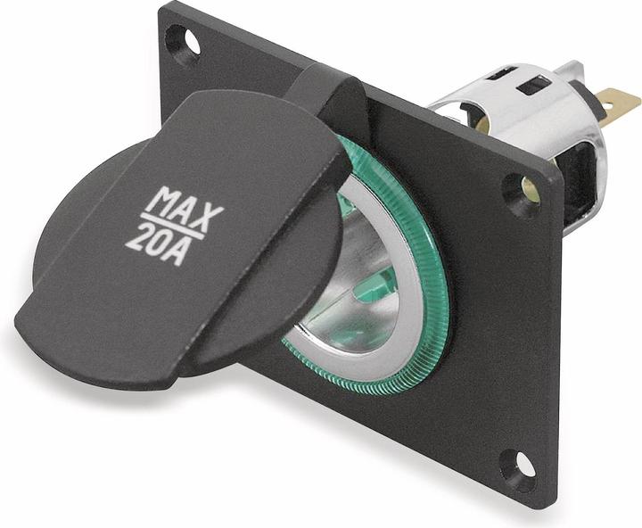 Actual product image ProCar Built-in cigarette lighter socket 68141000, 12...24 V, 20 A