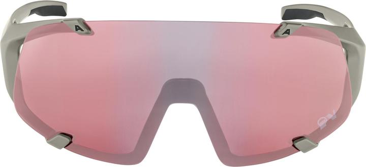 Produktbild ALPINA SPORTS Hawkeye QV (Cool grey matt, quattro varioflex mirror + rainbow)